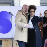Eröffnung der Berlin Freedom Week durch Kai Wegner und Masih Alinejad
