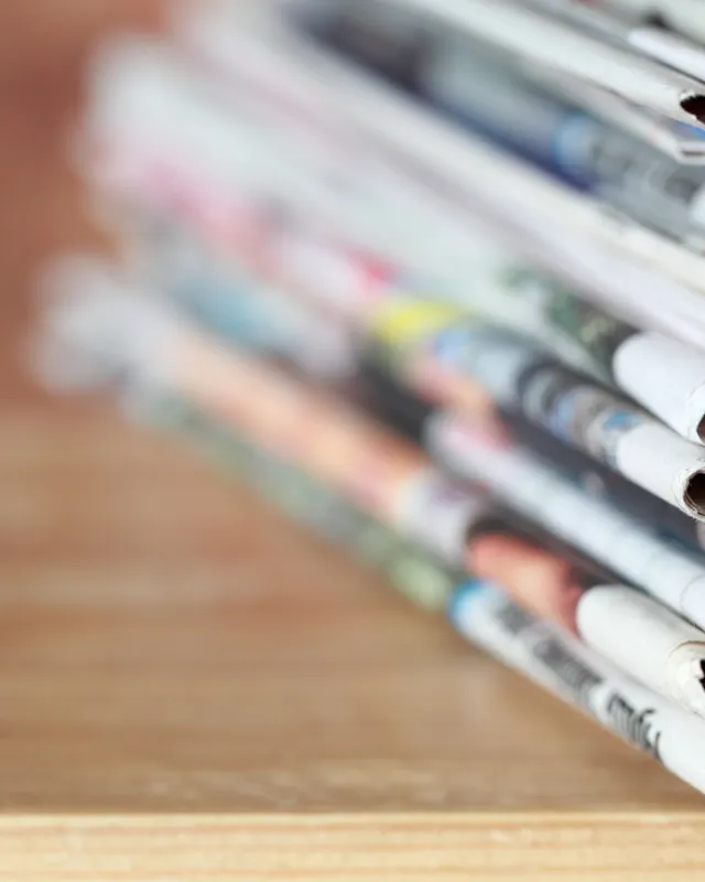Foto: Zeitungsstapel