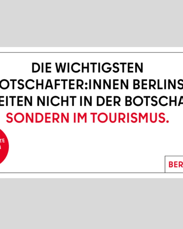 Berlins Gäste brauchen Dich