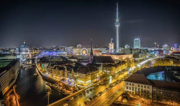 Panorama Mitte/Mühlendammbrücke  