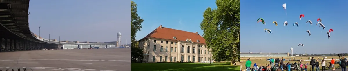 Flughafen Tempfelhof und Schloss Schönhausen