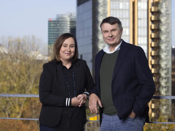 Sabine Wendt und Burkhard Kieker - visitBerlins Geschäftsführung